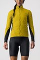 CASTELLI Kerékpáros szélálló dzseki - UNLIMITED W PUFFY - sárga/szürke