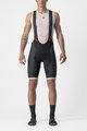 CASTELLI Rövid kerékpáros nadrág kantárral - COMPETIZIONE KIT - fekete