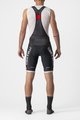 CASTELLI Rövid kerékpáros nadrág kantárral - COMPETIZIONE KIT - fekete
