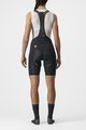 CASTELLI Rövid kerékpáros nadrág kantárral - FREE AERO RC W - fekete