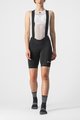 CASTELLI Rövid kerékpáros nadrág kantárral - ENDURANCE W - fekete