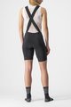 CASTELLI Rövid kerékpáros nadrág kantárral - ENDURANCE W - fekete