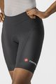 CASTELLI Rövid kerékpáros nadrág kantár nélkül - ENDURANCE W - fekete