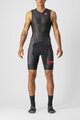 CASTELLI Kerékpáros overall - FREE SANREMO 2 - fekete