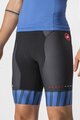 CASTELLI Rövid kerékpáros nadrág kantár nélkül - FREE TRI - fekete/kék