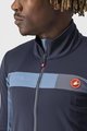 CASTELLI Kerékpáros dzseki béléssel - MORTIROLO 6S - kék
