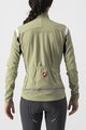 CASTELLI Kerékpáros dzseki béléssel - PERFETTO ROS 2 W - világoszöld