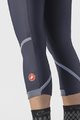 CASTELLI 3/4-es kerékpáros nadrág kantár nélkül - VELOCISSIMA THERMAL - kék