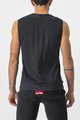 CASTELLI Ujjatlan kerékpáros póló - BANDITO WOOL - fekete