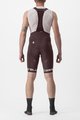 CASTELLI Rövid kerékpáros nadrág kantárral - FREE AERO RC CLASSIC - bordó/fehér