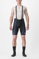 CASTELLI Rövid kerékpáros nadrág kantárral - FREE AERO RC KIT - fekete/fehér