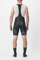 CASTELLI Rövid kerékpáros nadrág kantárral - FREE AERO RC KIT - fekete/fehér
