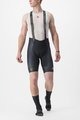 CASTELLI Rövid kerékpáros nadrág kantárral - FREE AERO RC KIT - fekete/világoszöld