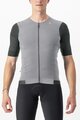 CASTELLI Rövid ujjú kerékpáros mez - PREMIO BLACK - szürke