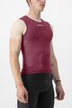 CASTELLI Ujjatlan kerékpáros póló - PRO MESH 2.0 - bordó