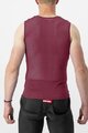 CASTELLI Ujjatlan kerékpáros póló - PRO MESH 2.0 - bordó