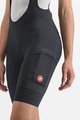 CASTELLI Rövid kerékpáros nadrág kantárral - UNLIMITED CARGO W - fekete