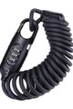 BBB kerékpár lakat - BBL-56 COILISAFE - fekete