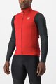 CASTELLI Kerékpáros mellény - PRO THERMAL MID - piros