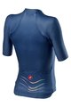 CASTELLI Rövid ujjú kerékpáros mez - AERO PRO W - kék