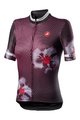 CASTELLI Rövid ujjú kerékpáros mez - PRIMAVERA - bordó