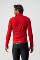 CASTELLI Kerékpáros dzseki béléssel - ELITE ROS - piros