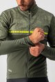 CASTELLI Kerékpáros dzseki béléssel - FINESTRE - zöld/sárga