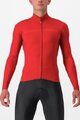 CASTELLI Hosszú ujjú kerékpáros mez - PRO THERMAL LS - piros