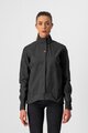 CASTELLI Kerékpáros vízálló esőkabát - COMMUTER W REFLEX - fekete