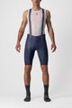 CASTELLI Rövid kerékpáros nadrág kantárral - FREE AERO RC - kék