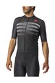 CASTELLI Rövid ujjú kerékpáros mez - ENDURANCE PRO - fekete/szürke