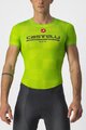 CASTELLI Rövid ujjú kerékpáros póló - PRO MESH BL - világoszöld