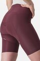 CASTELLI Rövid kerékpáros nadrág kantár nélkül - FREE AERO RC W SHORT - bordó