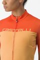 CASTELLI Rövid ujjú kerékpáros mez - VELOCISSIMA - narancssárga