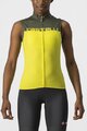 CASTELLI Ujjatlan kerékpáros mez - VELOCISSIMA - sárga/zöld