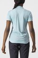 CASTELLI Rövid ujjú kerékpáros póló - TECH 2 POLO - világoskék