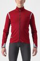 CASTELLI Kerékpáros dzseki béléssel - ALPHA ULTIMATE INSULATED - piros
