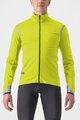 CASTELLI Kerékpáros dzseki béléssel - ALPHA ULTIMATE INSULATED - sárga