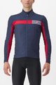 CASTELLI Kerékpáros dzseki béléssel - MORTIROLO 6S - kék