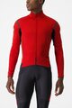 CASTELLI Kerékpáros dzseki béléssel - PERFETTO ROS 2 CONVERTIBLE - piros