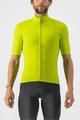 CASTELLI Rövid ujjú kerékpáros mez - PRO THERMAL MID - világoszöld