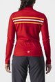 CASTELLI Hosszú ujjú kerékpáros mez nyári - UNLIMITED W THERMAL - piros