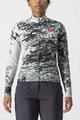 CASTELLI Hosszú ujjú kerékpáros mez - UNLIMITED W THERMAL - szürke/fehér