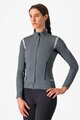 CASTELLI Kerékpáros dzseki béléssel - PERFETTO ROS 2 W - szürke