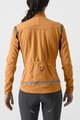 CASTELLI Kerékpáros dzseki béléssel - PERFETTO ROS 2 W - narancssárga