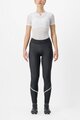 CASTELLI Hosszú kerékpáros nadrág kantár nélkül - VELOCISSIMA THERMAL - fekete/világoszöld