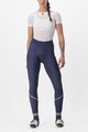 CASTELLI Hosszú kerékpáros nadrág kantár nélkül - VELOCISSIMA THERMAL - kék