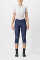 CASTELLI 3/4-es kerékpáros nadrág kantár nélkül - VELOCISSIMA THERMAL - kék