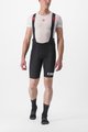 CASTELLI Rövid kerékpáros nadrág kantárral - PREMIO BLACK LTD EDITION - fekete/fehér