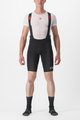 CASTELLI Rövid kerékpáros nadrág kantárral - PREMIO BLACK LTD EDITION - fekete/arany